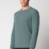 Extrafine Merino Wool Crewneck - Dark Blue
