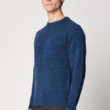 Girocollo mouliné manica raglan in lana e cashmere fin.5