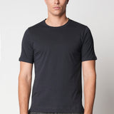 T-Shirt collo rollino e spacchetti in cotone