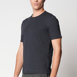 T-Shirt collo rollino e spacchetti in cotone
