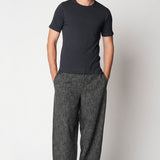 T-Shirt collo rollino e spacchetti in cotone