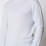 Girocollo rasato in cashmere effetto Teddy fin.7