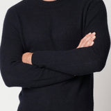 Girocollo rasato in cashmere effetto Teddy fin.7
