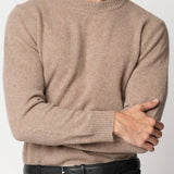 Girocollo rasato in cashmere effetto Teddy fin.7