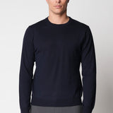 Girocollo rasato in lana merino extrafine fin.14