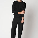 Girocollo rasato in lana merino extrafine fin.14
