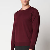 Girocollo rasato in lana merino extrafine fin.14