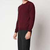 Girocollo rasato in lana merino extrafine fin.14