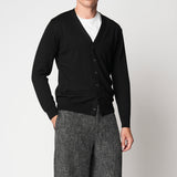 Cardigan rasato in lana merino extrafine fin.14
