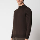 Lupetto rasato in lana merino extrafine fin.14