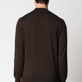 Lupetto rasato in lana merino extrafine fin.14