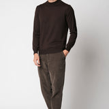 Lupetto rasato in lana merino extrafine fin.14