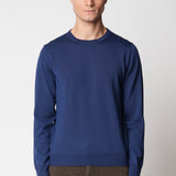 Girocollo a rollino in lana merino extrafine fin.14