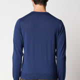 Girocollo a rollino in lana merino extrafine fin.14