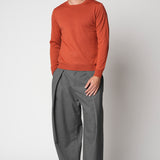 Girocollo a rollino in lana merino extrafine fin.14