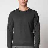 Girocollo a rollino in lana merino extrafine fin.14