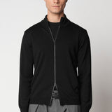 Extrafine Merino Wool Zip-Up Jacket - Dark Blue