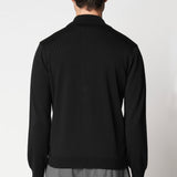 Extrafine Merino Wool Zip-Up Jacket - Dark Blue