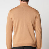Extrafine Merino Wool Zip-Up Jacket - Dark Blue