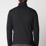 Dolcevita con tintura invecchiata in lana merino extrafine fin.7