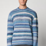 Girocollo azzurro in filo multicolor misto lana fin.3