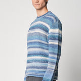 Girocollo azzurro in filo multicolor misto lana fin.3