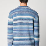 Girocollo azzurro in filo multicolor misto lana fin.3