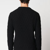 Girocollo aran in lana fin.5