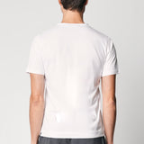 T-Shirt collo rollino e spacchetti in cotone