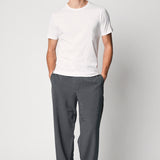 T-Shirt collo rollino e spacchetti in cotone