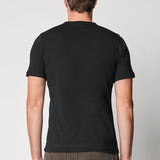 T-Shirt collo rollino e spacchetti in cotone