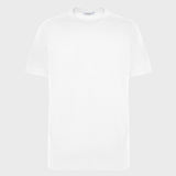 T-shirt cotone con rinforzo sulle spalle bianco