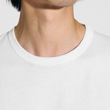 White cotton long sleeve t-shirt