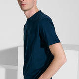 Dark blue cotton t-shirt