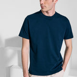 Dark blue cotton t-shirt