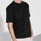 Black cotton t-shirt