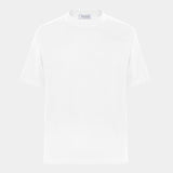 White heavy jersey cotton T-shirt