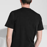 T-shirt cotone jersey pesante nero