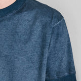 T-shirt cotone jersey mercerizzato blu scuro
