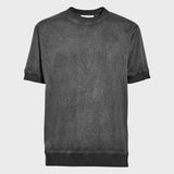 T-shirt cotone jersey mercerizzato piombo