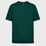 T-shirt in lino verde scuro