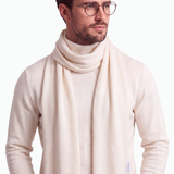 Kaschmirschal glatt gestrickt, Feinheit 12