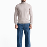 Extrafine Merino Wool Crewneck - Dark Blue