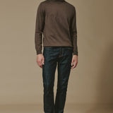 Silk and cashmere crewneck - Light blue