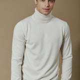 Silk and cashmere crewneck - Light blue