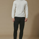 Silk and cashmere crewneck - Light blue