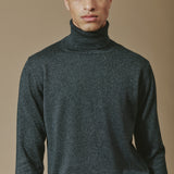 Silk and cashmere crewneck - Light blue