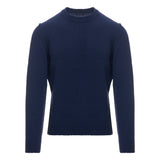 Extrafine Merino Wool Crewneck - Dark Blue