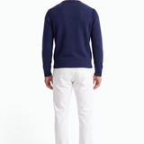 Extrafine Merino Wool Crewneck - Dark Blue