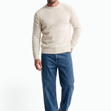 Extrafine Merino Wool Crewneck - Dark Blue